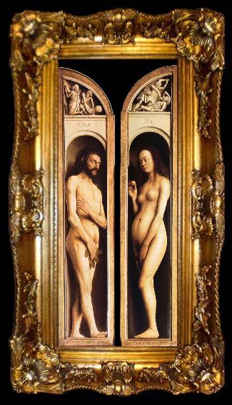 framed  Jan Van Eyck Adam and Eva, ta009-2